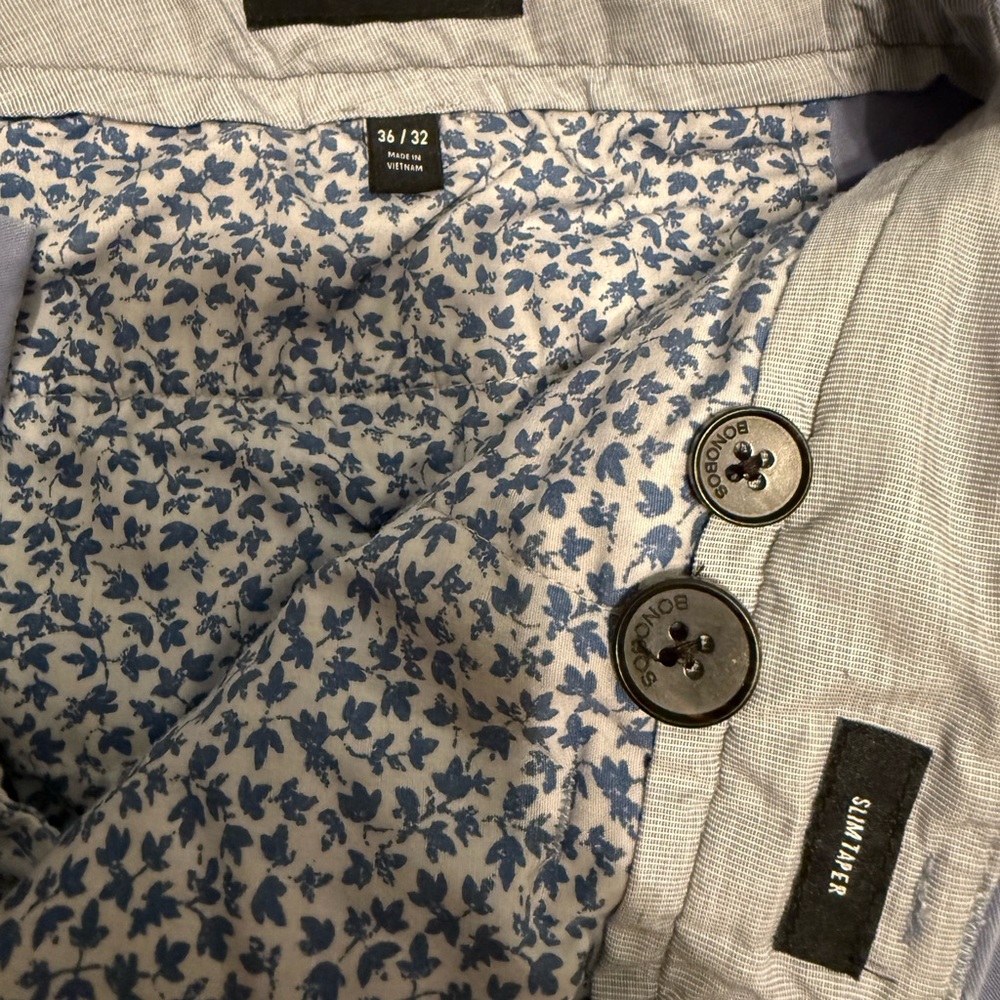 Bonobos Light Blue Pants 36x32 - Picture 2 of 3